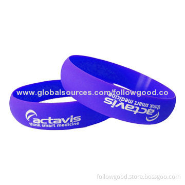UV Bracelets, Customized Sizes, Shapes and Packing Available